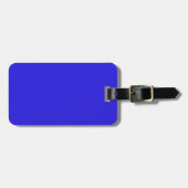 Gesegnete Mutter Blau Gepäckanhänger (Vorderseite horizontal)