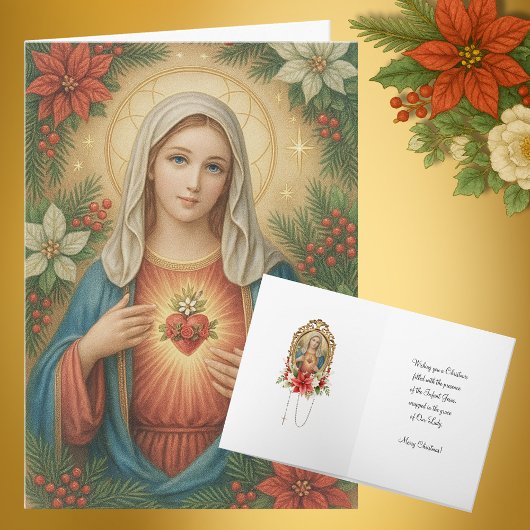 Gesegnete Mutter Maria Katholisches Weihnachten Re