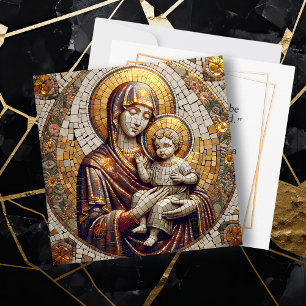 Gesegnete Mutter Maria und Jesuskind Weihnachten