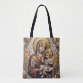 Gesegnete Mutter Mary and Baby Jesus | religiös Tasche (Vorderseite)