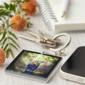 Gesegnete Mutter Mary Schlüsselanhänger (Vorderseite rechts)