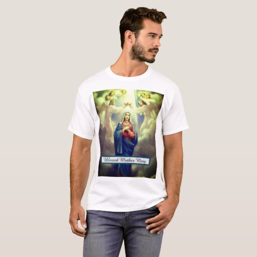 Gesegnete Mutter Mary T-Shirt (Vorne ganz)
