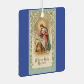 Gesegnete Mutter mit Jesus Ornament (Vorderseite Rechts)