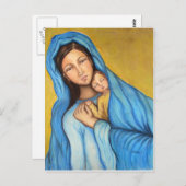 Gesegnete Mutter Postkarte (Vorne/Hinten)