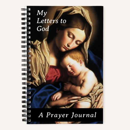 Gesegnete Mutter Prayer Journal SpiralNotebook Notizblock (Vorderseite)