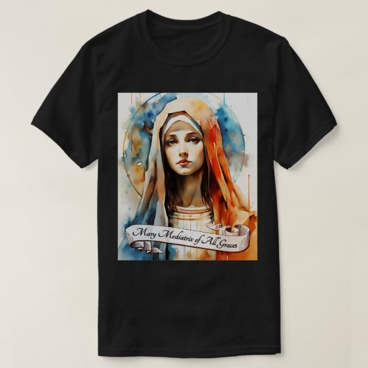 Gesegnete Mutter T-Shirt (Design vorne)