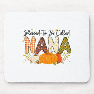 Gesegnete Nana Kürbis Herbst Thanksgiving Mama  Mousepad