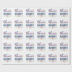 Gesegnete Nanny Geschenkpapier