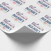 Gesegnete Nanny Geschenkpapier (Ecke)
