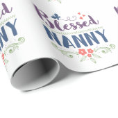 Gesegnete Nanny Geschenkpapier (Rolleneckpunkt)