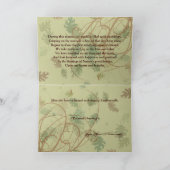 Gesegnete Neuigkeiten von Lughnasadh Feiertagskarte (Innenseite)