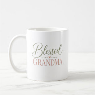 Gesegnete Oma Elegantes Schrift-Geschenk Kaffeetasse