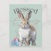 Gesegnete Ostara Postkarte (Vorderseite)