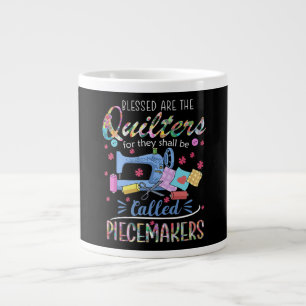 Gesegnete Quilters-Piecemaker, die die Nähideen a Jumbo-Tasse