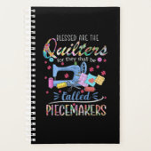 Gesegnete Quilters-Piecemakers verlassen Nähideen Planer (Vorderseite)