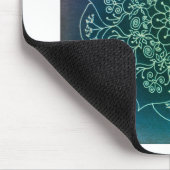 Gesegnete Regen-Mandala Mousepad (Ecke)