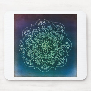 Gesegnete Regen-Mandala Mousepad