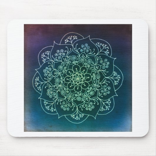 Gesegnete Regen-Mandala Mousepad (Vorne)