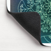 Gesegnete Regen-Mandala Mousepad (Ecke)