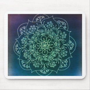 Gesegnete Regen-Mandala Mousepad