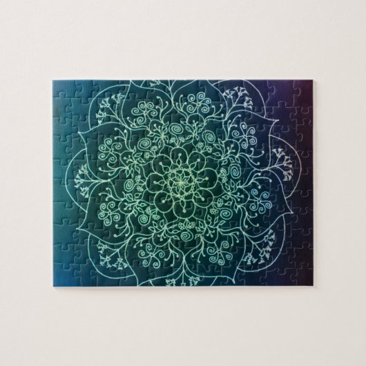 Gesegnete Regen-Mandala Puzzle (Horizontal)