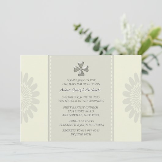 Gesegnete religiöse Einladung (Stehend Vorderseite)