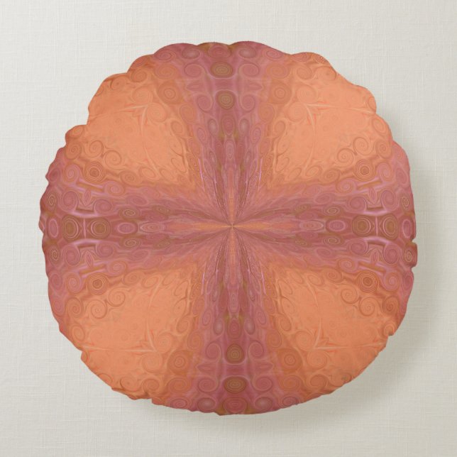 Gesegnete Samen Rundes Kissen (Vorderseite)