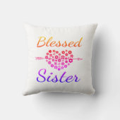 Gesegnete Schwester Kissen (Rückseite)