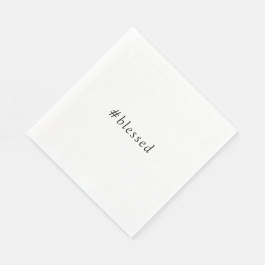 #gesegnete Serviette (Ecke)
