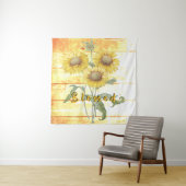 Gesegnete Sonnenblumen Wandteppich (Beispiel)