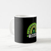 Gesegnete St Patricks Kaffeetasse (Vorderseite Links)
