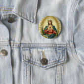 Gesegnete tadellose traurige Mutter Jungfrau-Marys Button (Beispiel)