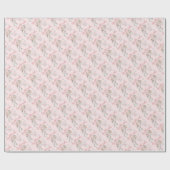 Gesegnete Tante Elephant und Dragonfly-Geschenk Geschenkpapier (Flach)