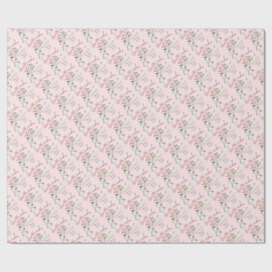 Gesegnete Tante Elephant und Dragonfly-Geschenk Geschenkpapier (Flach)