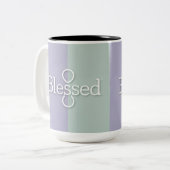 Gesegnete Tasse - Christlicher Coffee Cup Adesign (Vorderseite Links)