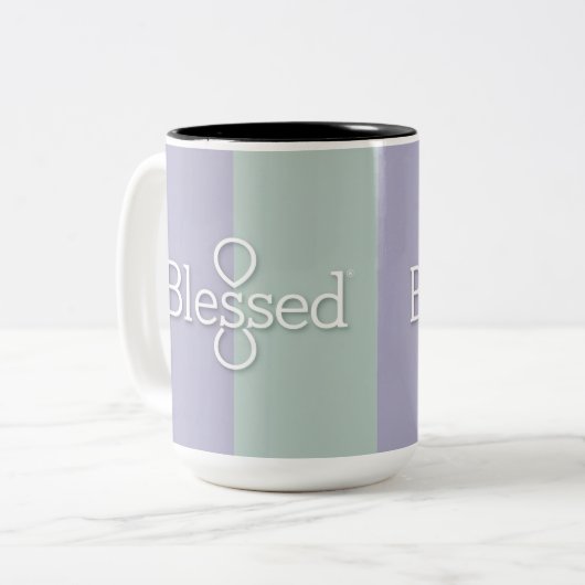 Gesegnete Tasse - Christlicher Coffee Cup Adesign (Vorderseite Links)