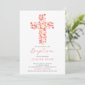 Gesegnete Taufeinladung Einladung (Stehend Vorderseite)