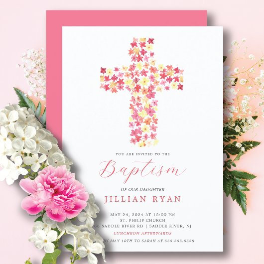 Gesegnete Taufeinladung Einladung