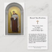 Gesegnete Titus Brandsma Carmelite Visitenkarte (Vorne/Hinten)
