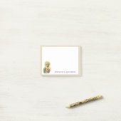 Gesegnete traditionelle katholische Kunst Post-it Klebezettel (Auf Schreibtisch)