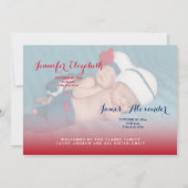 Gesegnete Twins | Foto Baby Birth Ankündigung (Rückseite)