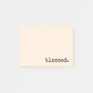 gesegnete Typoph-Creme-Nachhinweise Post-it Klebezettel