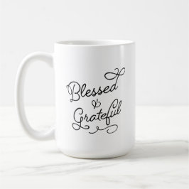 Gesegnete u. dankbare Tasse (15oz)