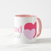 Gesegnete und hochgelobte inspirierende Tasse (VorderseiteRechts)