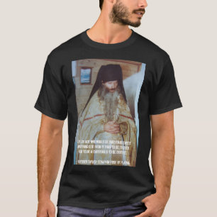 Gesegnete Vaterseraphim-Rose von Platina T-Shirt