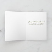 Gesegnete Weihnachten Ornament Card (Innenseite)
