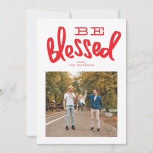 Gesegnete Weihnachtsfeiertage Handlettering Fotoka Feiertagskarte