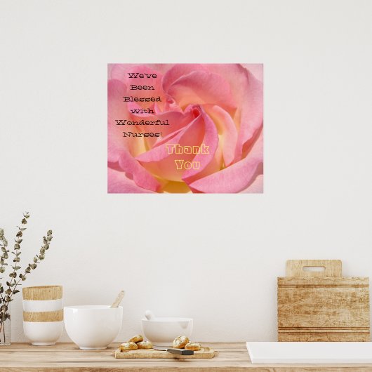 Gesegnete wunderbare Kunstdrucke der Krankenschwes Poster (Küche)