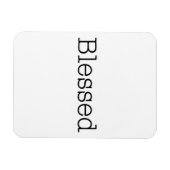 Gesegnete Zitate Inspiration Glaubenssatz Magnet (Horizontal)