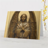 Gesegneter Angel Karte (Gelbe Blume)